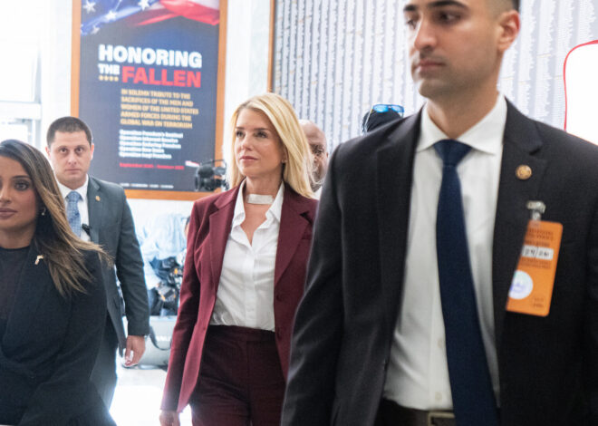 Bondi sits for closed-door interview over Epstein files release
