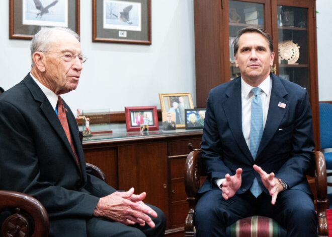 Blanche makes Senate visit ahead of confirmation push