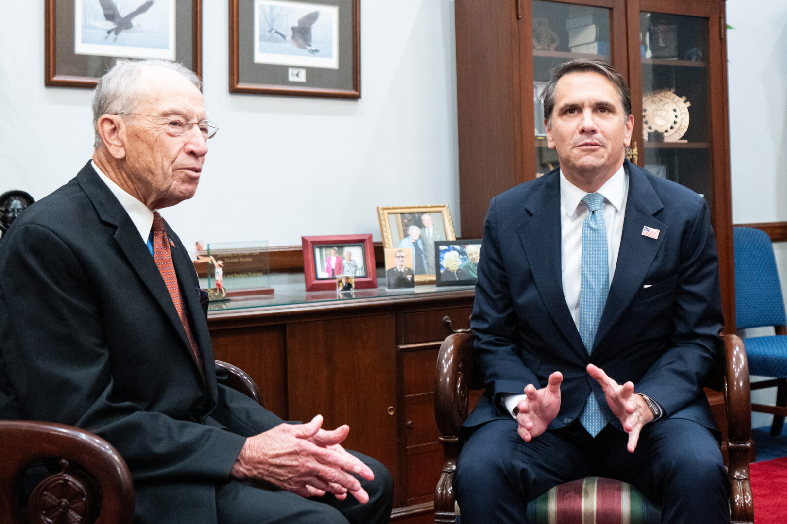 Blanche makes Senate visit ahead of confirmation push