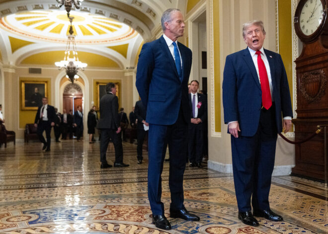 Trump-Thune tensions boil, but GOP leader seen as safe — for now