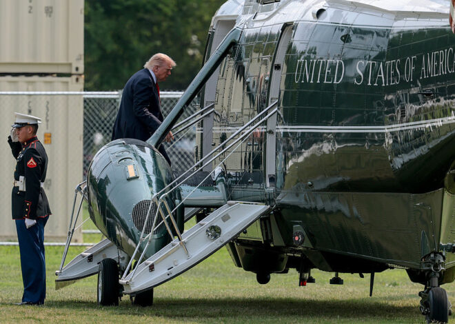 After insults at WHCD, Trump touts economic record in Michigan