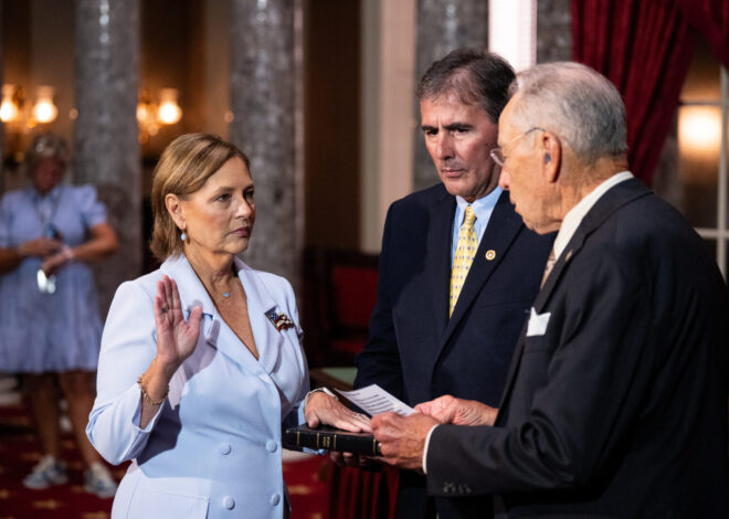 Darline Graham sworn in to the Senate as first sister to succeed a brother