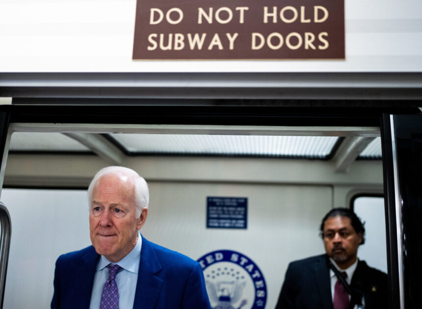 Cornyn won’t ‘cave’ on Blanche, he says