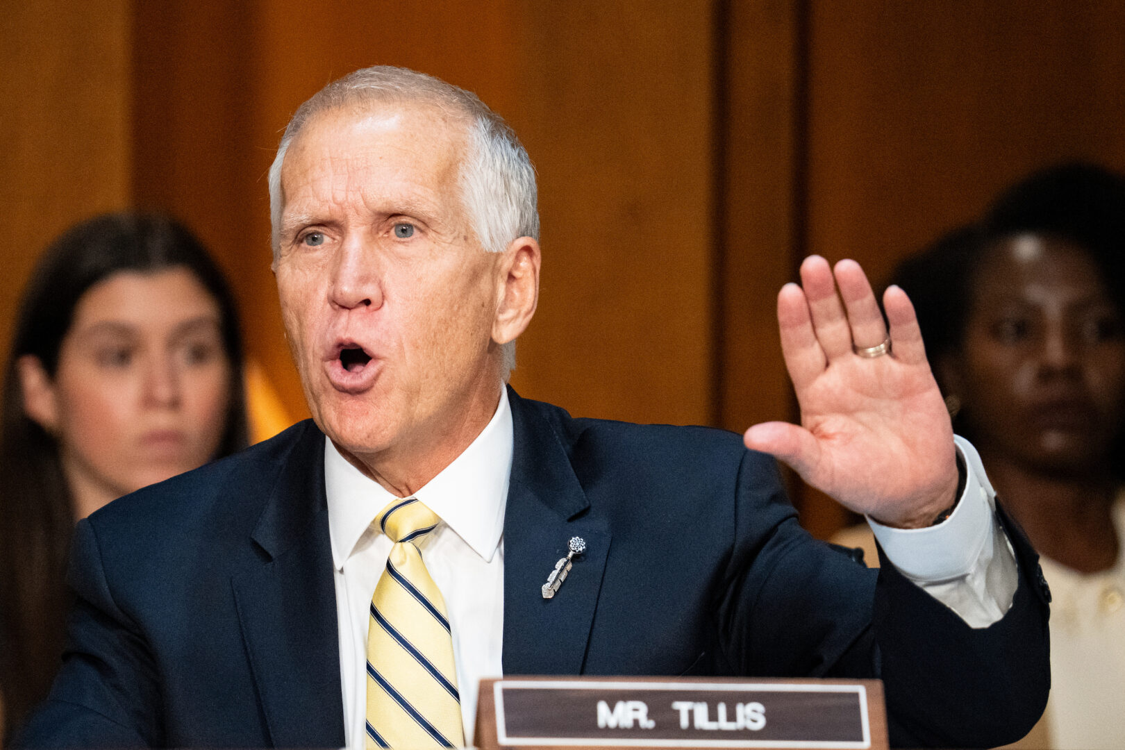 Tillis adds a new condition to his vote for Blanche
