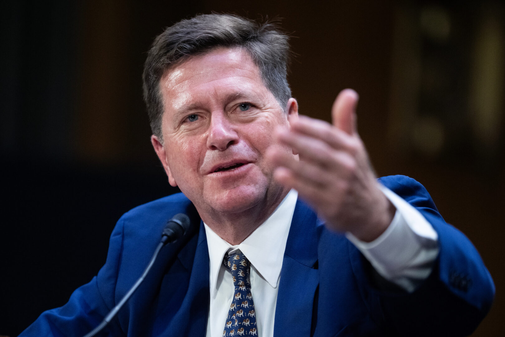 Clayton defends subpoenas of journalists in tense confirmation hearing 
