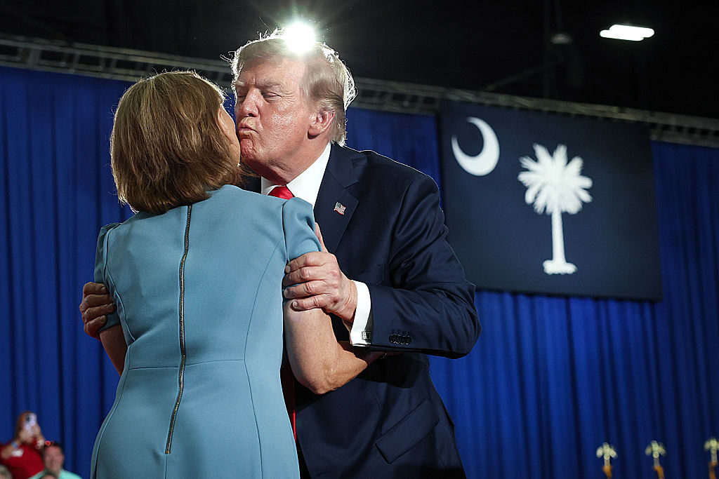 The name Trump didn’t utter while stumping for Darline Graham