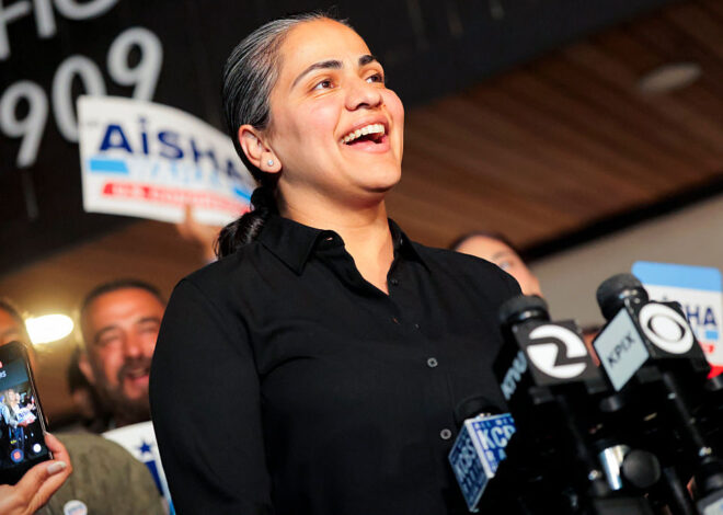 Progressive Aisha Wahab wins California special election for Swalwell’s seat