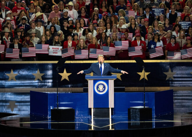 Trump puts himself on midterm ballot during Dallas spectacle