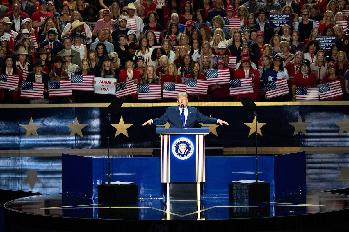 Trump puts himself on midterm ballot during Dallas spectacle