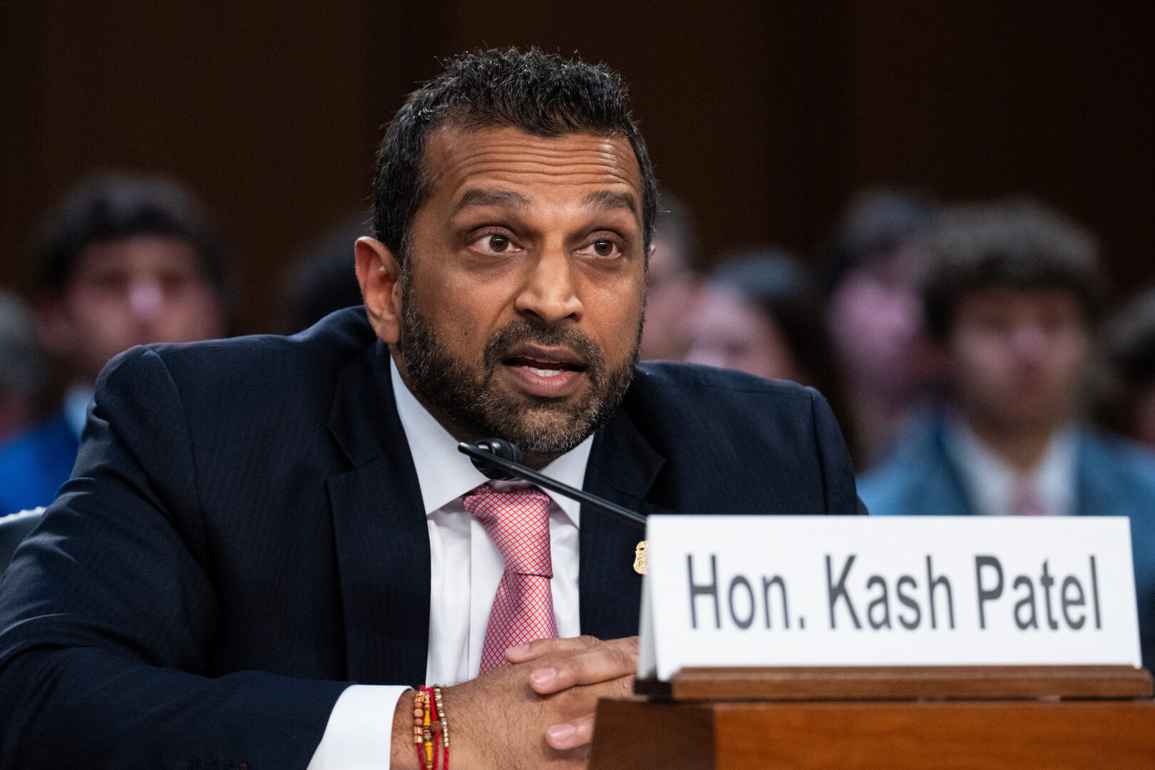 Patel won’t rule out FBI at the polls on Election Day