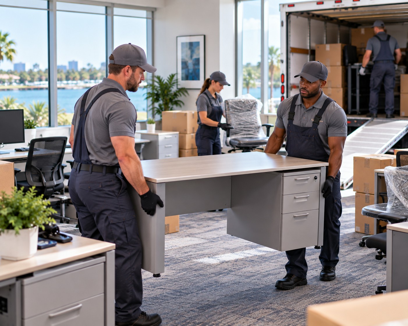 Office Furniture Movers in Dunedin for Organized Workplace Relocations