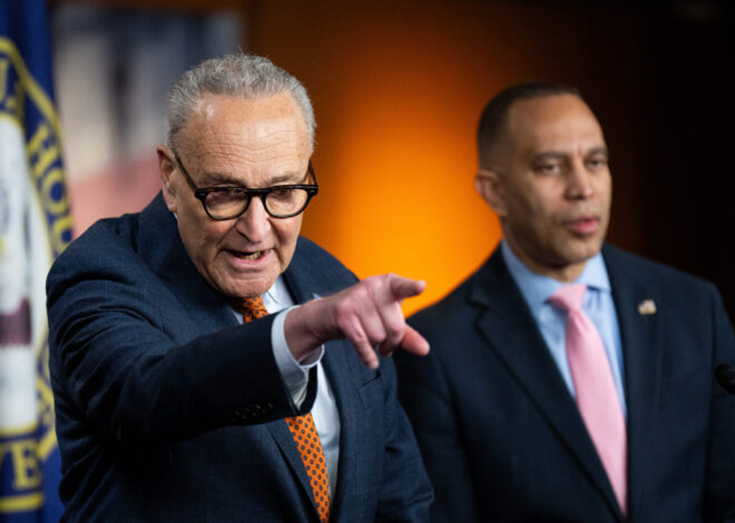Schumer, Jeffries sue to block federal agents at polls in November