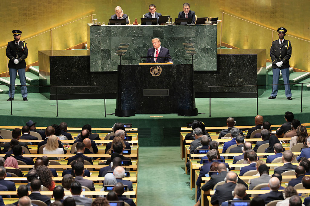 ‘Into hell’: Trump signals aggressive lame-duck foreign policy at UN
