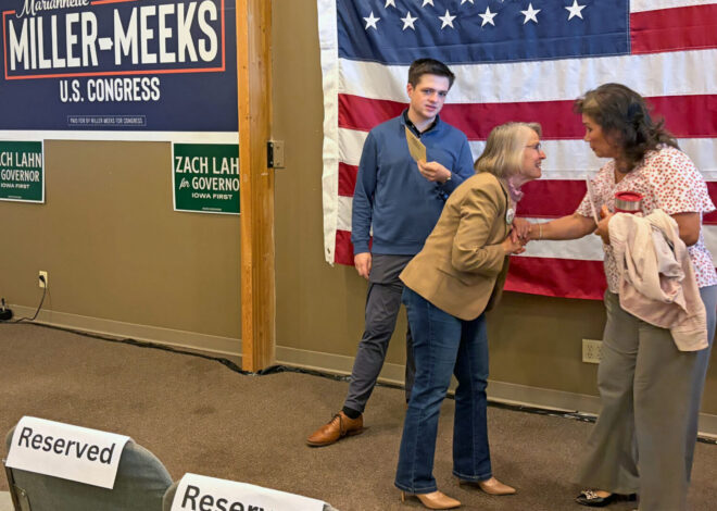 Suddenly competitive Iowa now pivotal to midterm election